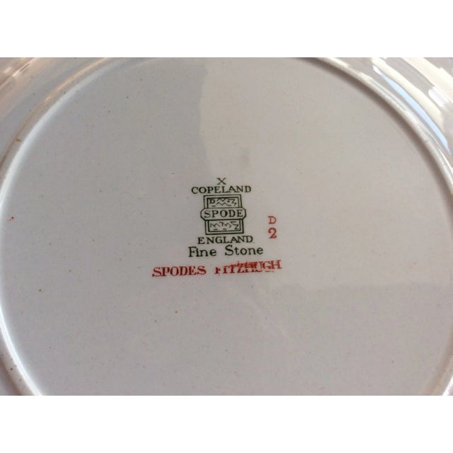Spode 1940s Copeland Spode Plates- Set of 2 For Sale - Image 4 of 5