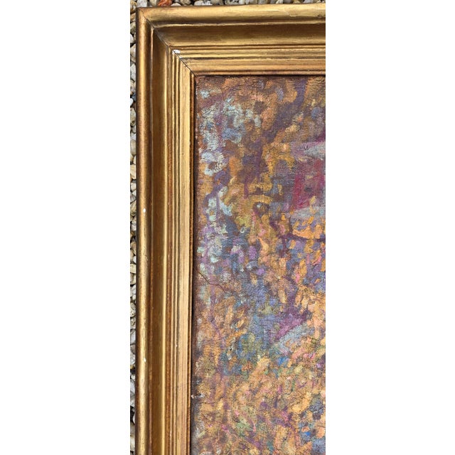 Charles Louis Auguste Weisser, Village Landscape, Late 19th Century, Oil on Canvas, Framed For Sale - Image 5 of 12