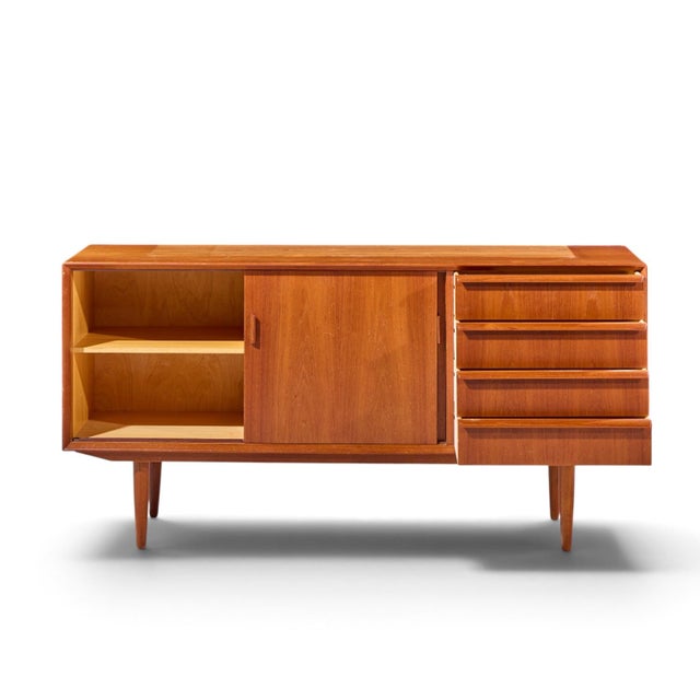 Falster Mid Century Danish Teak Credenza For Sale In Chicago - Image 6 of 10