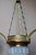 Art Deco Brass and Frosted Pressed Glass Chandelier, 1920s For Sale - Image 17 of 18