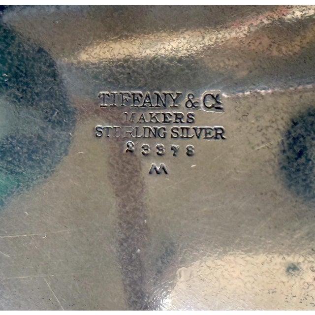 Late 20th Century Sterling Silver Tray in Leaf Form by Tiffany & Co. For Sale - Image 13 of 16