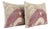 Hand Embroidered Suzani Lumbar Pillow Cover 14'' X 22'' - Set of Two For Sale