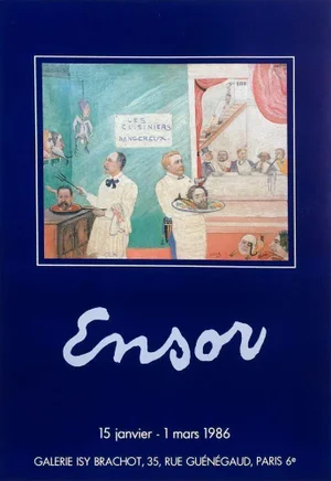 1986 James Ensor Isy Brachot Poster