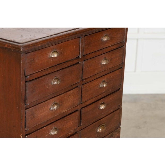 English Pine Chest of Drawers, 1890 For Sale - Image 10 of 14