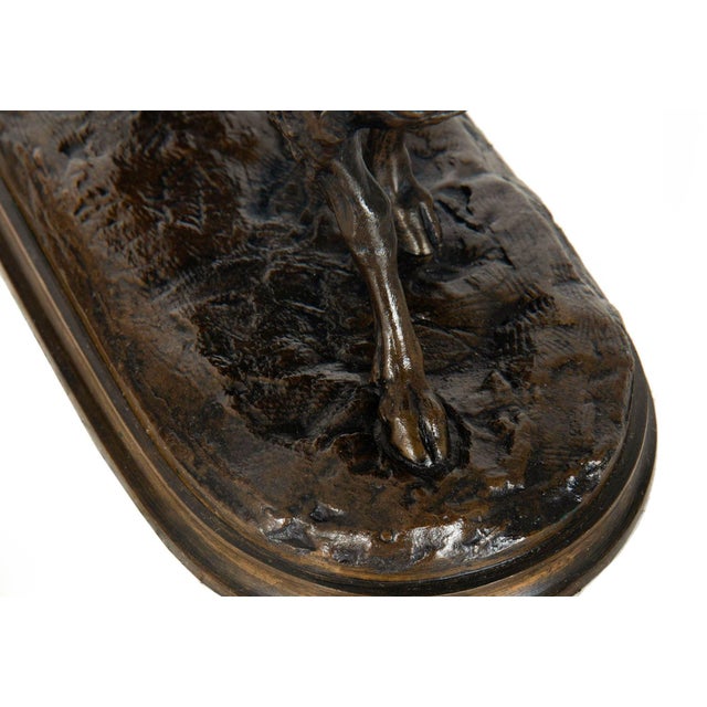 French Antique Bronze Sculpture of “Standing Ram”, Isidore Jules Bonheur For Sale - Image 15 of 18