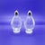 Vintage Irice Japan crackle glass salt and pepper shakers bring a touch of Mid-Century elegance to any dining table. These...