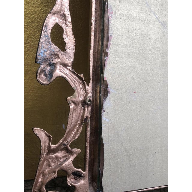 20th Century Baroque Mirror in Brass, Italy For Sale - Image 18 of 18