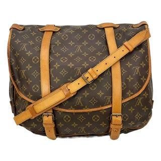 Vintage Louis Vuitton Monogram Samur 43 Messenger Shoulder Bag For Sale