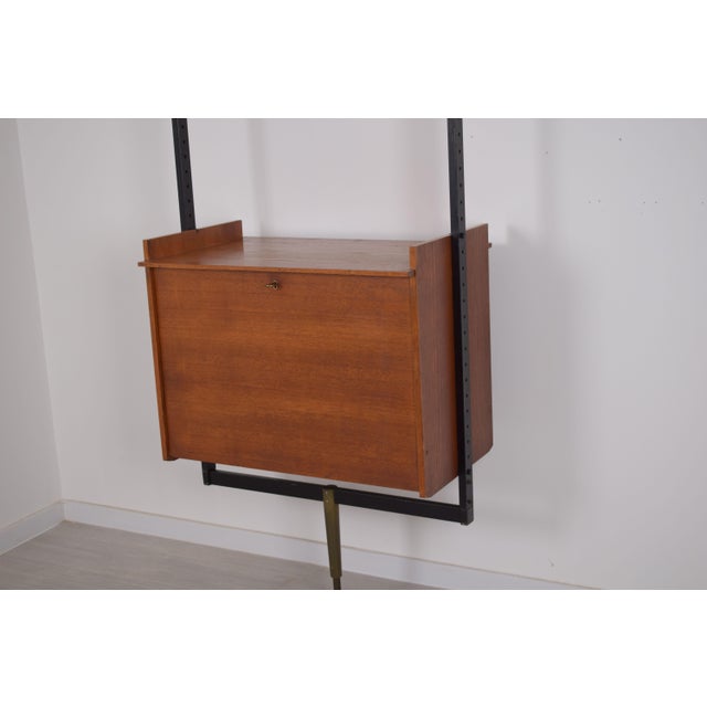 Wood Floor-to-Ceiling Bookcase, Central Italy, 1960s For Sale - Image 7 of 17