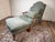 Lillian August Oversized French Bergère Lounge Chair & Ottoman, Down Filled For Sale - Image 4 of 11