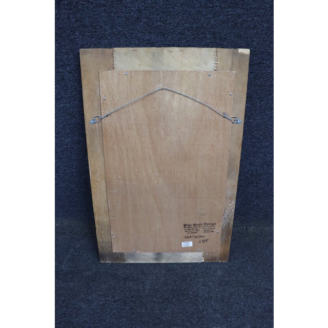 Olde Good Things Reclaimed Copper-Clad Wall Mirror For Sale - Image 10 of 11