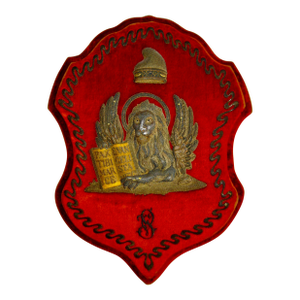 Venetian Embroidery Coat of Arm of a Doge Circa 1700