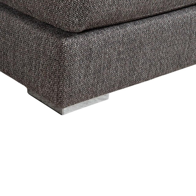 Cenova Set Fabric Corner Sofa and Ottoman in Grey by BoConcept, Set of 2 For Sale - Image 14 of 18