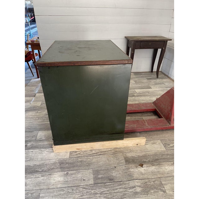 Industrial Vintage A-358 Iron Chest of Drawers, 1950 For Sale - Image 3 of 12