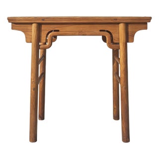 Antique 19th Century Elm Altar Table For Sale