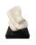 Wood Mid-Century Modern Abstract Carrara Marble Sculpture (9.5” High) For Sale - Image 7 of 12