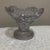 Vintage Star Clear Pressed Glass Base-Stem Vase in Smokey Grey Color For Sale In New Orleans - Image 6 of 6