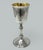 Stunning Irish Silver Gilt Heavy Gauge Single Wine Goblet or Religous Chalice of Typical Classical Form, mid Twentieth...