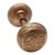 Antique Brass Vernacular Passage Door Knobs For Sale