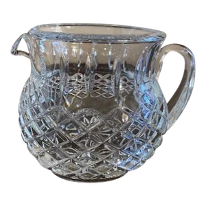 Antique Small Crystal Pitcher