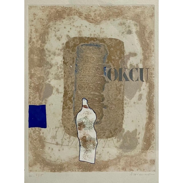 Carborundum Etching by James Coignard (French, 1925-2008) Signed and numbered 5/15. This might be a proof edition Includes...