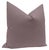 Contemporary 22" Smokey Amethyst Classic Linen Pillows - a Pair For Sale - Image 3 of 4