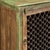 1940s Green Side Cabinet with Lattice Front, 1940s For Sale - Image 5 of 8