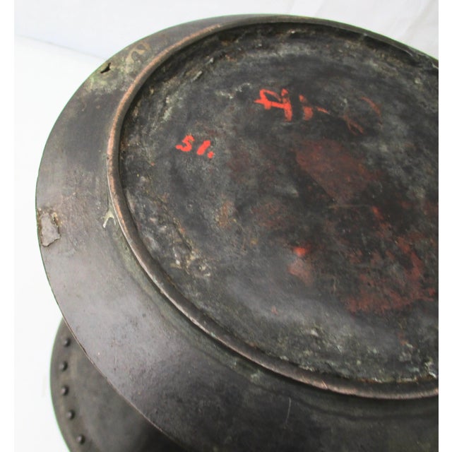 Japanese Aesthetic Movement Bronze Vase For Sale - Image 9 of 11