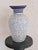 Mid 20th Century Murano Art Glass Vase in Lattimo With Blue Spatter & Cobalt Ringed Rim, Mid 20th Century. For Sale - Image 5 of 9