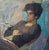 Francesco is a superb original oil on canvas realized in 2015 by Anastasia Kurakina . Signed and dated on the lower right...