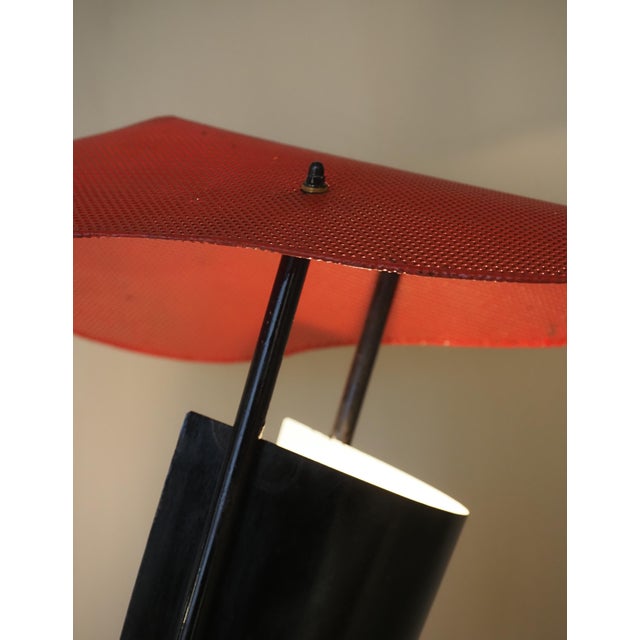 Metal Floor Lamp in the style of Pierre Guariche, France, 1970s For Sale - Image 7 of 13