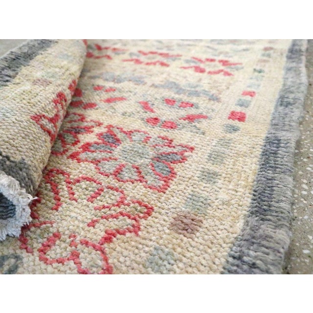Textile Galerie Shabab Collection Mid-20th Century Turkish Anatolian Throw Rug For Sale - Image 7 of 7