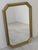 1970s Vintage Mirror in Wooden Gilded Frame Beveled Shape, 1975 For Sale - Image 5 of 12