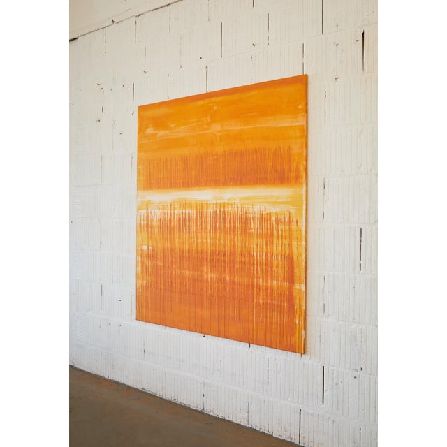 Contemporary "Volcanic Monochrome 4" Large Original Abstract Painting by Simon Findlay For Sale - Image 3 of 17