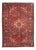 Persian Hamadan Red Rug - 5'9''x 9'9'' For Sale