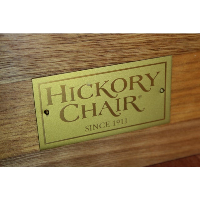 Hickory Chair Continental Mahogany Console Library Table For Sale - Image 16 of 16