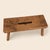 Early 20th Century Early 1900s Antique Primitive Plank Foot Stool With Carved Handhold For Sale - Image 5 of 8