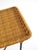 Mid-Century Modern Rattan Stool with Black Iron Frame, 1950s For Sale - Image 14 of 18