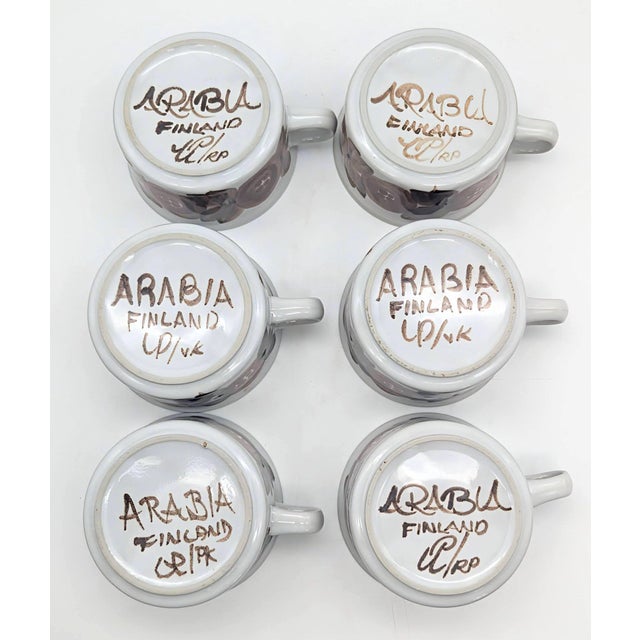 1960's Ulla Procopé Arabia of Finland "Rosmarin" Dinnerware and Coffee Service, 36 Pieces For Sale - Image 12 of 15