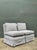 Late 20th Century Vintage Ticking Stripe Slipper Chairs - Set of 2 For Sale - Image 5 of 9