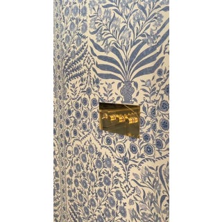 Lee Jofa Oscar De La Renta Sameera Indigo Blue Wallpaper For Sale