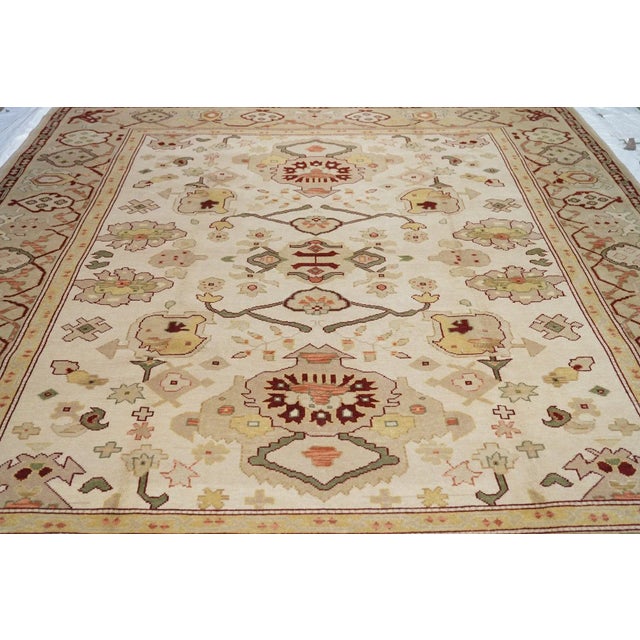 Contemporary Oushak Rug 9'0'' x 12'0'' For Sale - Image 11 of 12