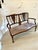 Antique Edwardian mahogany inlaid settee sofa which has a lovely inlaid shaped top rail, lovely inlaid shaped splats,...