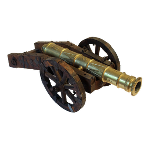 Early 20th Century English Bronze Cannon Model