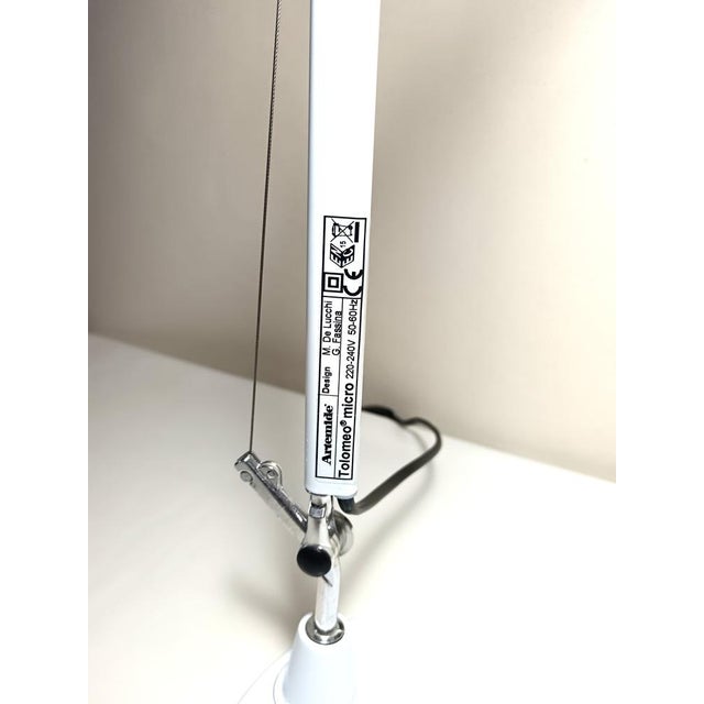 Metal Mid-Century Modern Tolomeo Micro Table Lamp from Artemide, 1990s For Sale - Image 7 of 18