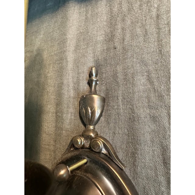 1920s Antique Brass Wall Sconce For Sale - Image 5 of 6