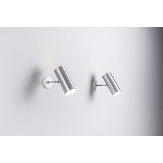 Vintage Adjustable Aluminium Wall Lamps from Raak Amsterdam, 1960s, Set of 2 For Sale - Image 11 of 11