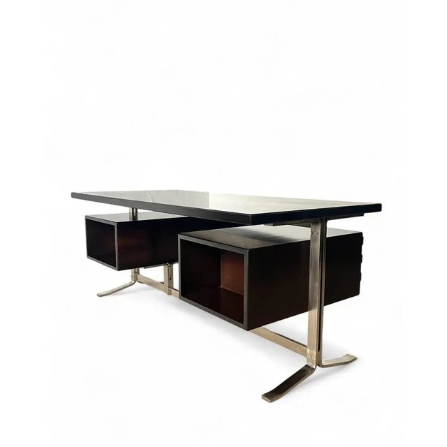 Wood Desk by Gianni Moscatelli for Formanova Italie, 1970s For Sale - Image 7 of 17