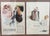 Framed advertisements from 1940s of Stendahl, a French perfume and luxury cosmetics brand. Each image dimension inside...