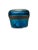 Beautiful blue Murano glass box with brass clasp and rim. Approx. 4.5” L x 3” D x 4.25” H